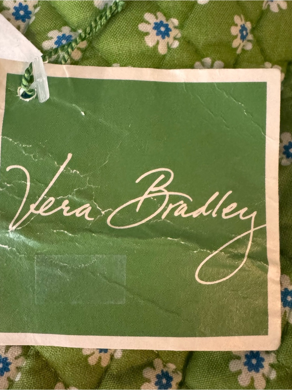 Vera Bradley 2004 Apple Green Small Backpack Retired Floral Vintage - Picture 10 of 16